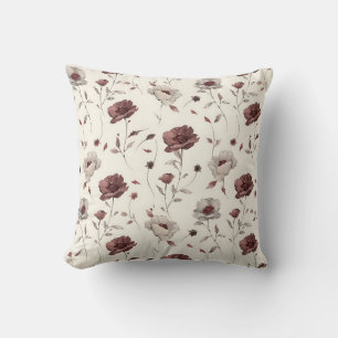 Elegante  stijlvolle romantische bloemenchic kussen