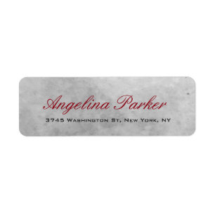 Elegante stijlvolle trendy stenen grijze muur etiket