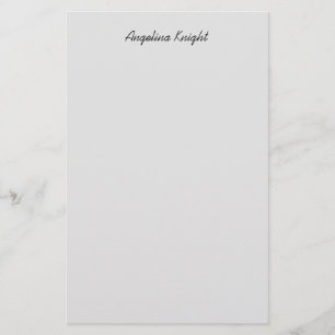 Elegante stijlvolle trendy unieke handschrift scri briefpapier