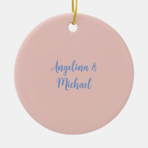 Elegante stijlvolle trendy unieke namen kalligrafi keramisch ornament