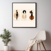 Elegante Stilte Poster