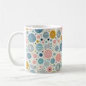 Elegante Stippen en golven koffie Mok (Links)