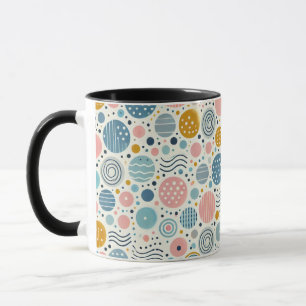 Elegante Stippen en golven koffie Mok
