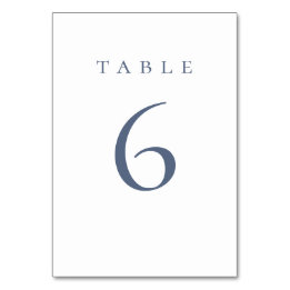 Elegante Stof Blauw Schrift Bruiloft Kaart