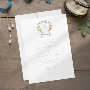 Elegante Stof Sagina Pastelkleurige Wilde Bloem Cr Kaart