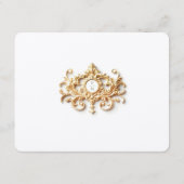 Elegante stoffige blauwe hortensia's informatiekaartje (Achterkant)