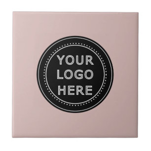 Elegante & Strakke Zwarte QR-code Tegeltje