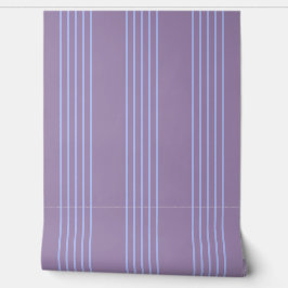 Elegante strepen in zacht blauw en violet behang