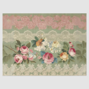 Elegante strepen van  decoupage tissuepapier