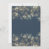 Elegante string lichten corporate Cocktail party Kaart (Achterkant)