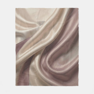 Elegante Stromende Zijde Abstract Fleece Deken