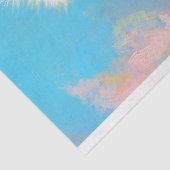 Elegante struisvogel gele pastel bloemendecoupage tissuepapier (Detail)