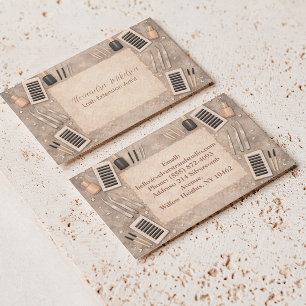 Elegante Studio Lash Artist Business Visitekaartje