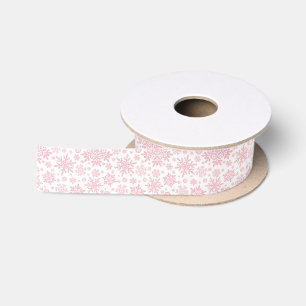 Elegante Suiker Blos Sneeuwvlok (Wit) Lint