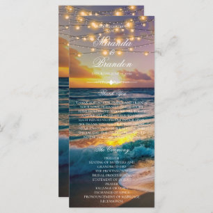 Elégante Sunset Beach - Carte du programme de mari