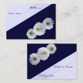 Elegante Tafel Zitplaatsen Plaatskaartje (Voorkant / Achterkant)