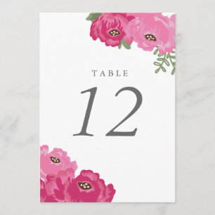 Elegante tafelnummer met metselwerkpot