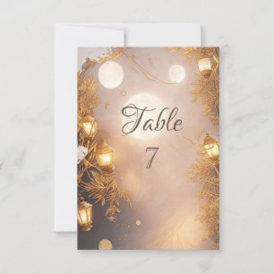 Elegante takken rustieke lantaarn kaart