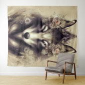 Élégante Tapisserie de loup (En situation (horizontale))