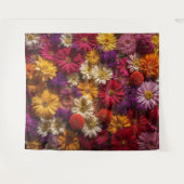 Elégante tapisserie murale Fleur fond (Devant (Horizontal))