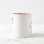 Élégante tasse à café pour la Saint-Valentin avec (Centre)