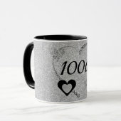 Élégante tasse d'anniversaire spéciale 100e (Devant gauche)