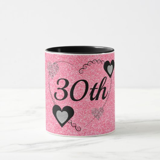 Élégante tasse d'anniversaire spéciale 30e (Centre)