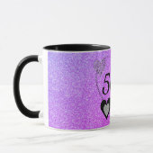 Élégante tasse d'anniversaire spéciale 50e (Gauche)
