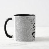 Élégante tasse d'anniversaire spéciale 80e (Gauche)