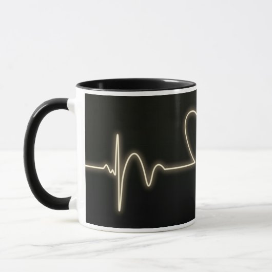 Élégante tasse ECG (Gauche)