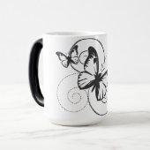 Élégante tasse papillon (Devant gauche)
