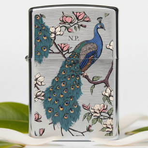 Elegante Teal Pauw Vogel