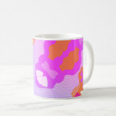 Elégante teinte violette Abstraite Mug - Soft & Mo (Devant droit)