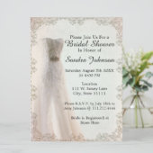 Élégante tenue de mariage Invitation à la douche n (Debout devant)