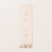 Elegante Terracotta Blush Waterverf Gepersonalisee Kaart (Buitenkant ongevouwen)