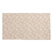 Elegante Terracotta Wildflowers Kussensloop (Achterkant-Links)