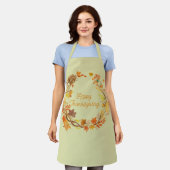 Elegante Thanksgiving vermakelijk Schort (Gedragen)