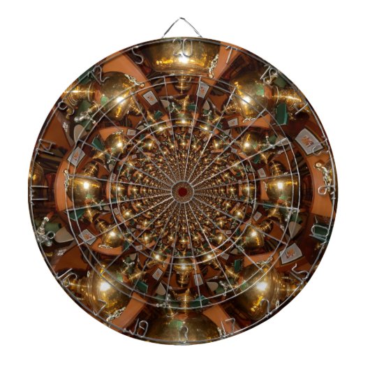 Elegante theecultuur –  Samovars Dartbord (Voorkant)