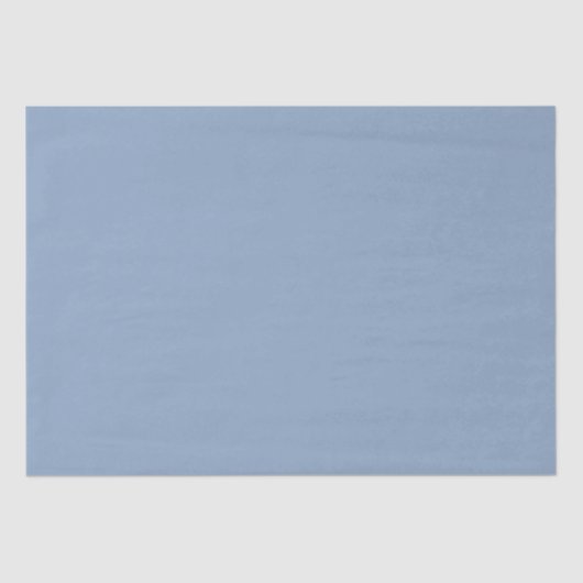 Elegante tijdloze Classic Plain Dusky Blue Tissuepapier (Voorkant)