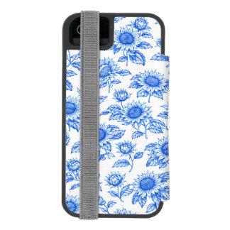 Elegante Toile du Jouy Zonnebloemen – Blauwe Botan
