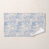 Elégante toile vert mer (Serviette à main)