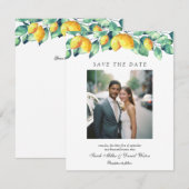 Elegante Toscana foto bruiloft Save The Date (Voorkant / Achterkant)