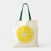 Elégante tranche de citron dans le sac fourre-tout (Dos)