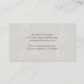 Elégante Tranquillité Zen Carte de visite moderne (Dos)