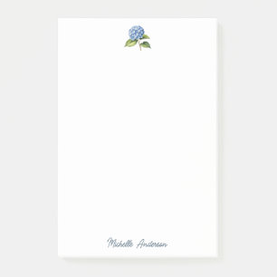 Elegante Trendy Waterverf Hydrangea Bloemstuk Post-it® Notes