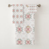 Elegante tribale flora bad handdoek (Insitu)