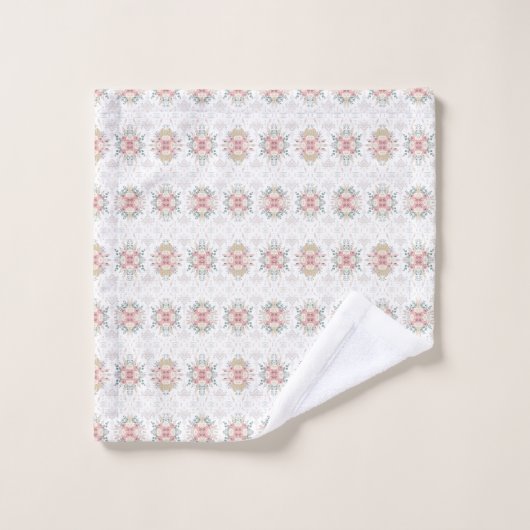 Elegante tribale flora bad handdoek (Wasdoekje)