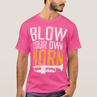 Elegante trompetspeler Jazzorkest Marching Band T-shirt