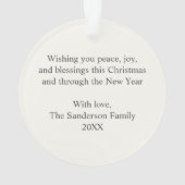 Élégante trompette au psaume 150:3 Noël (dos)