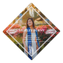 Elegante Tropical Leave Afstuderen Tassel Topper